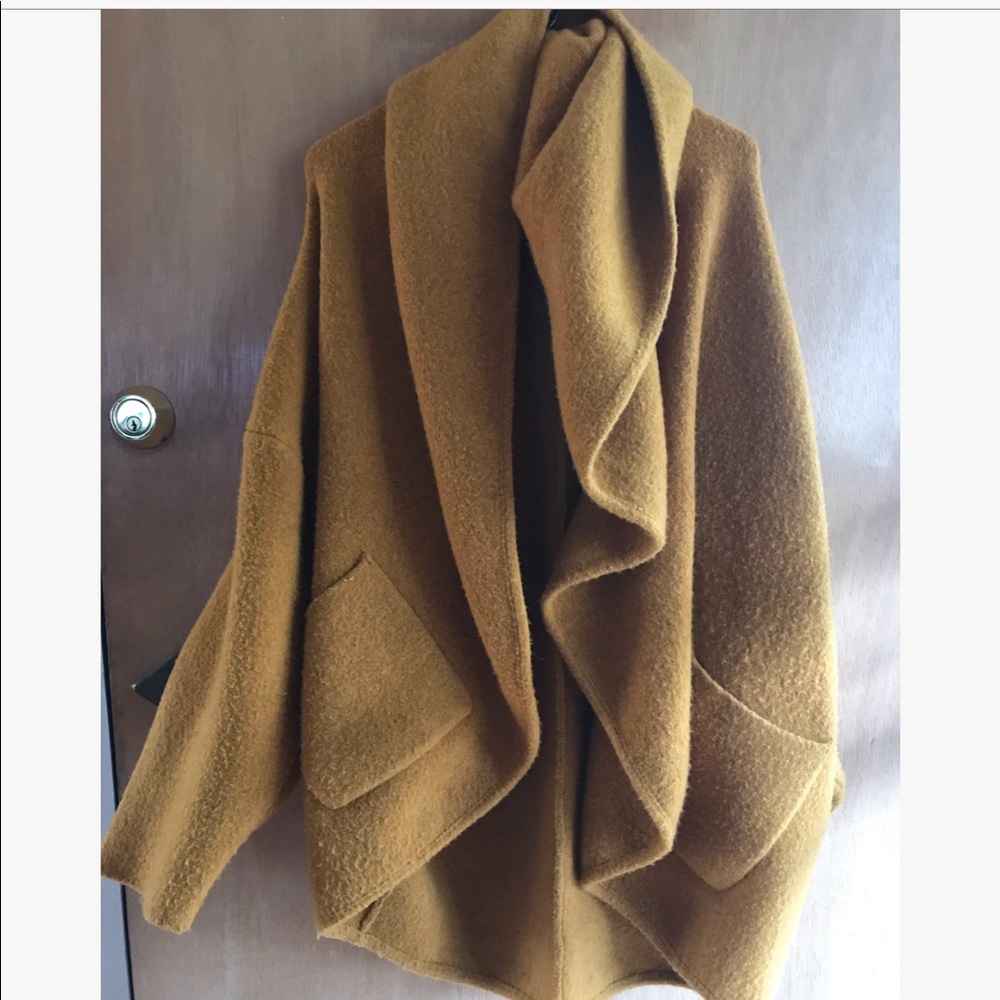 Sleeping in snow cocoon sweater